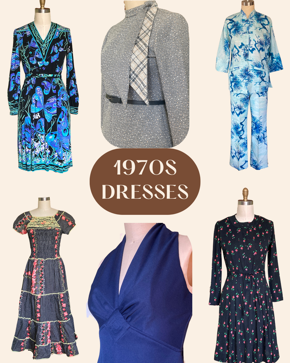 Dresses 1970s sales