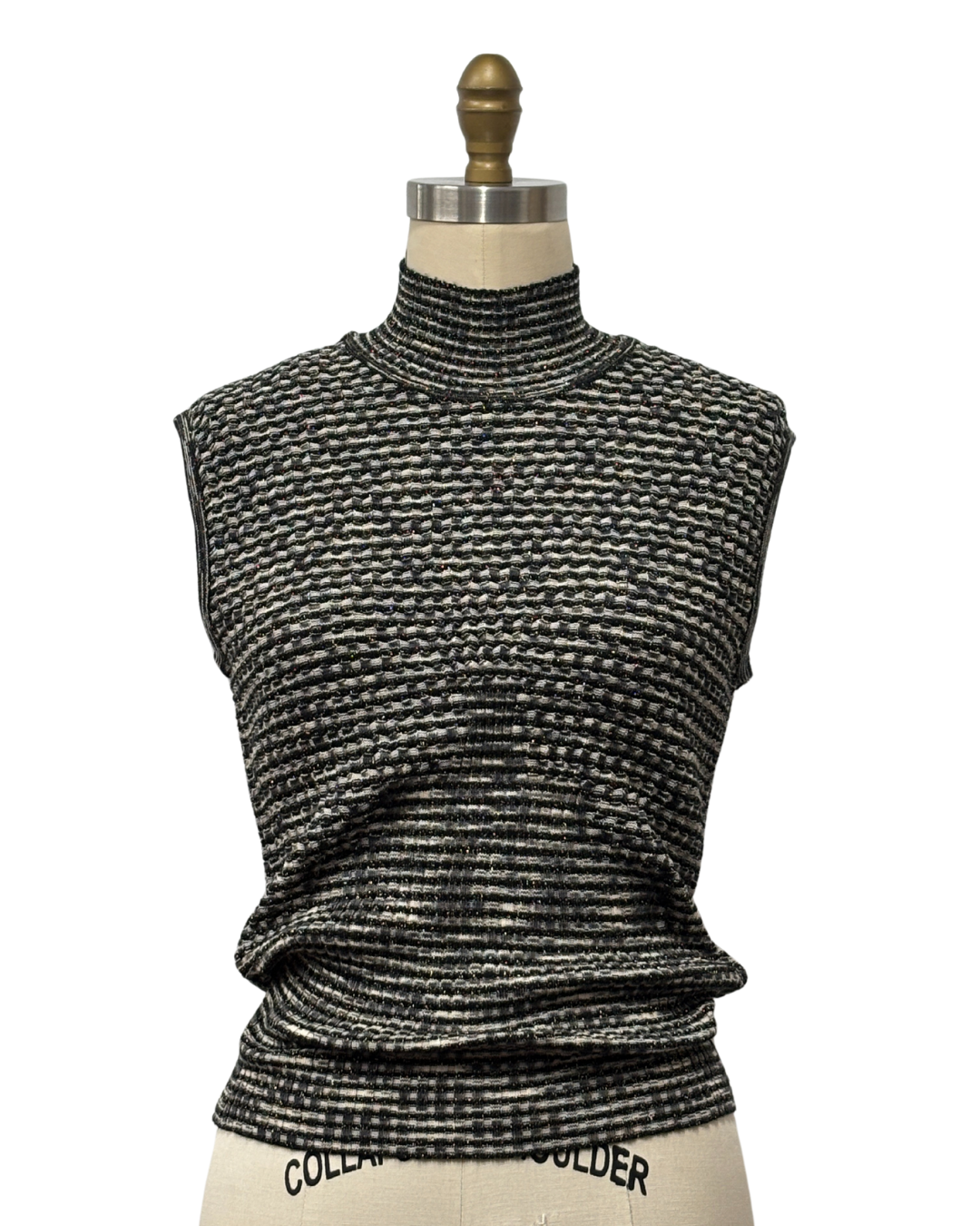 【Missoni】90s ベスト size:XL Zig Zag asymmetric top in multicoloured - Missoni | Mytheresa