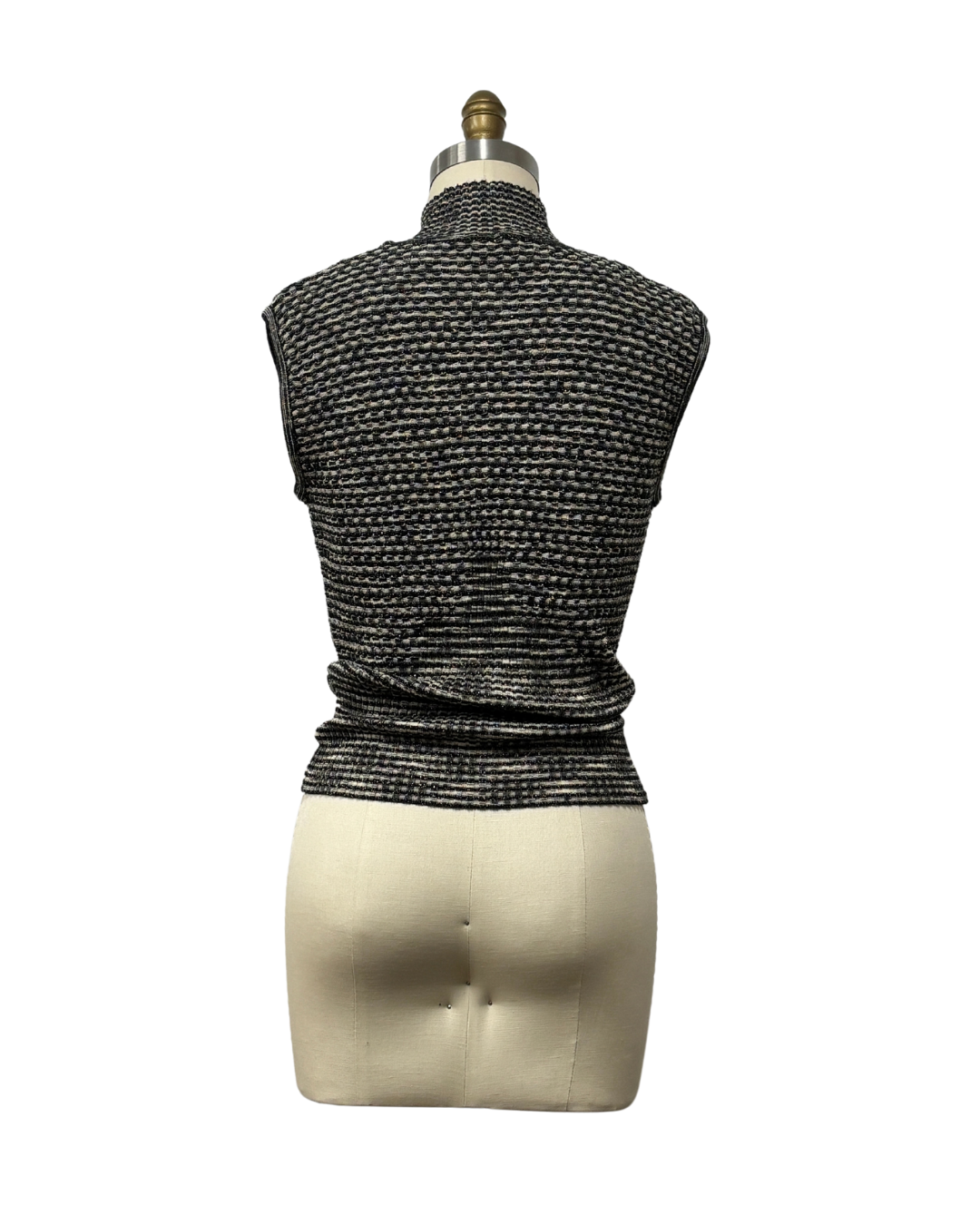 【M／未使用】Y2K 00s Missoni トップス・ボレロセット アーカイブ 2000s BLACK & GRAY MISSONI SLEEVELESS KNIT TOP– Lo Que Fue Boutique